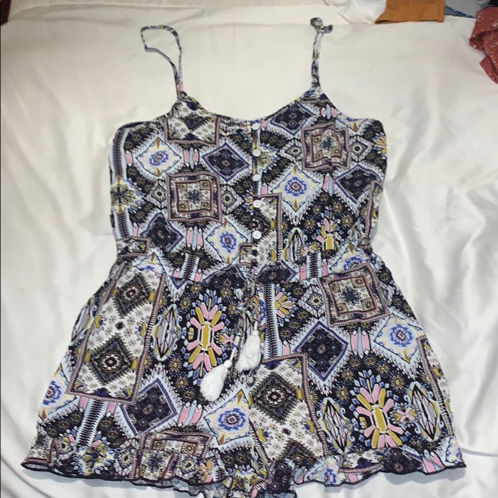 Patterned Romper